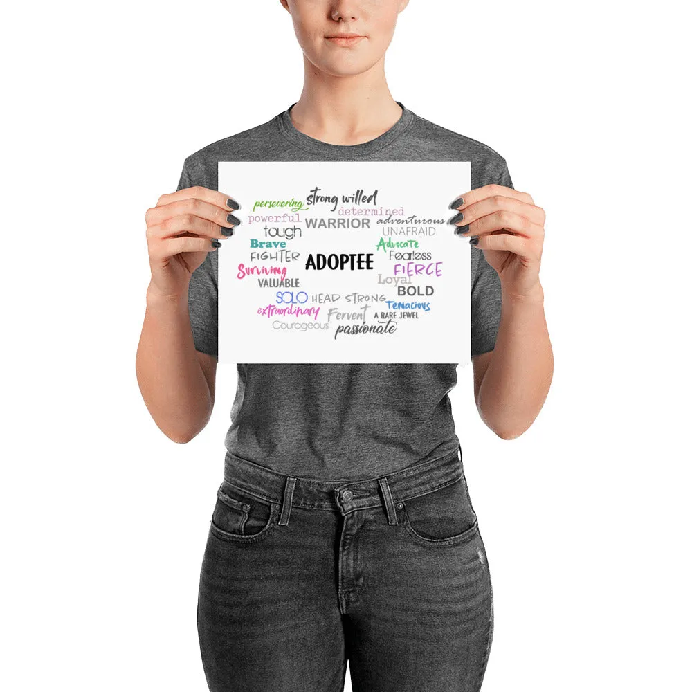 Adoptee Collage Poster