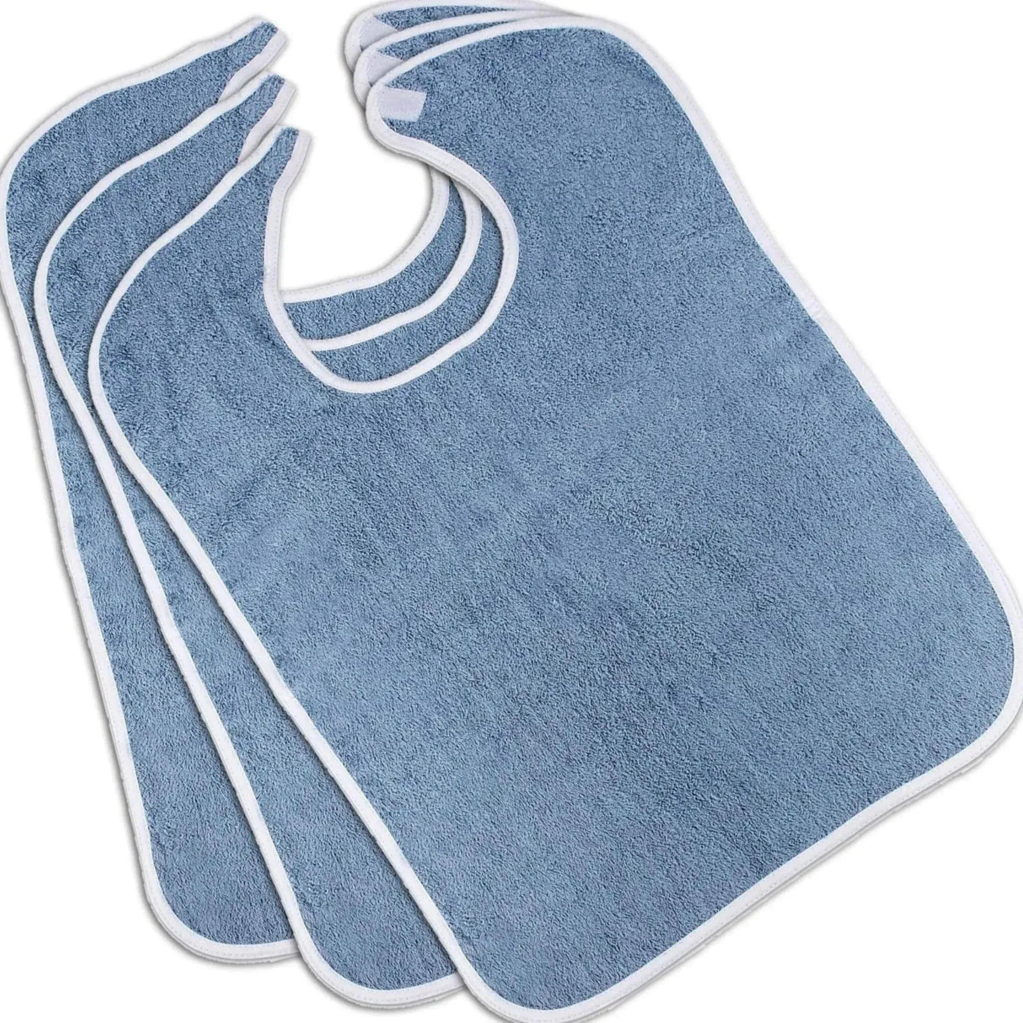 Adult Terry Bibs 12 PK