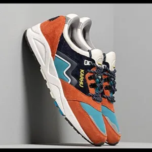KARHU ARIA Leather Brown/ Night Sky Mens size 8 sneakers