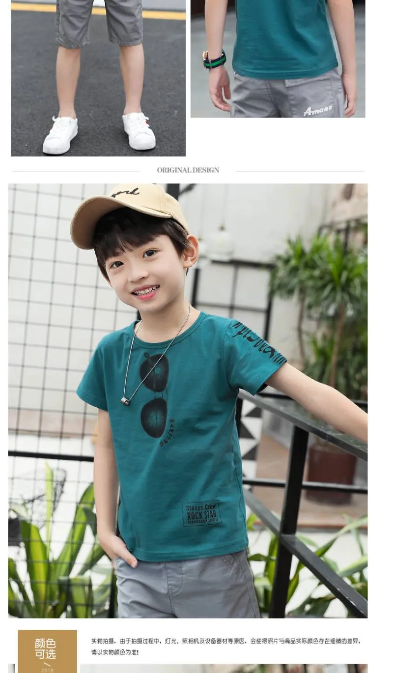 Teen Boys Clothing Sets Summer Boys Clothes Casual Outfit Kids Tracksuit For Boys Sport Suit Children Clothing 6 8 9 10 12 Year