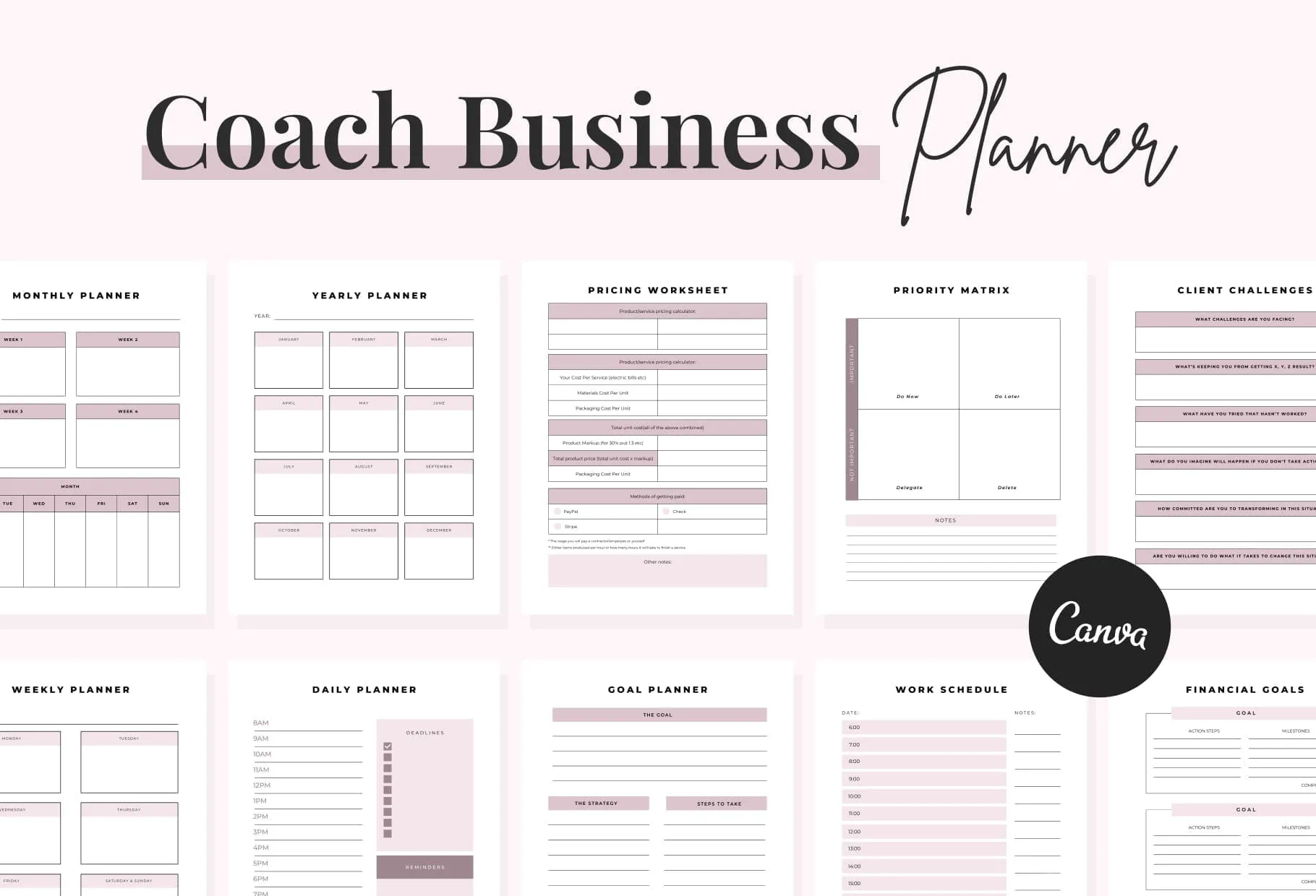 The Ultimate Coaching Canva Template Kit