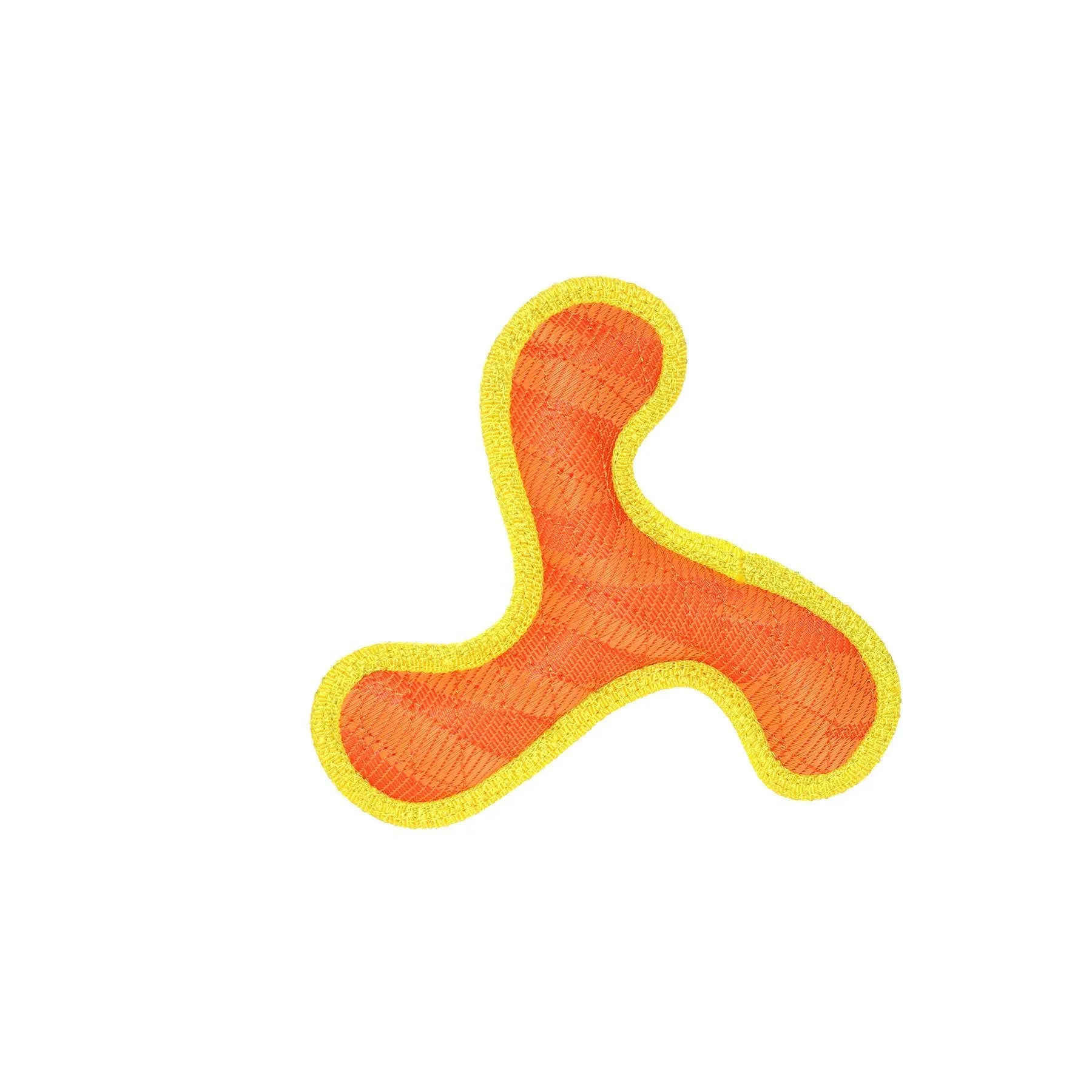 Tuffy Dog Toys - VIP Products - DuraForce Jr Boomerang - Orange, Durable, Squeaky Dog Toy
